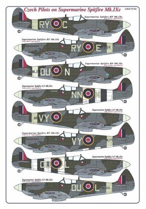 1:72 Czech Pilots on Supermarine Spitfire Mk.IXc