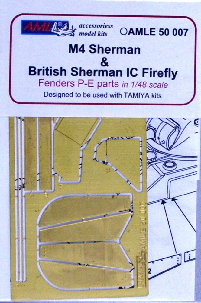 1:48 Fenders for British Sherman Ic Firefly (TAM)