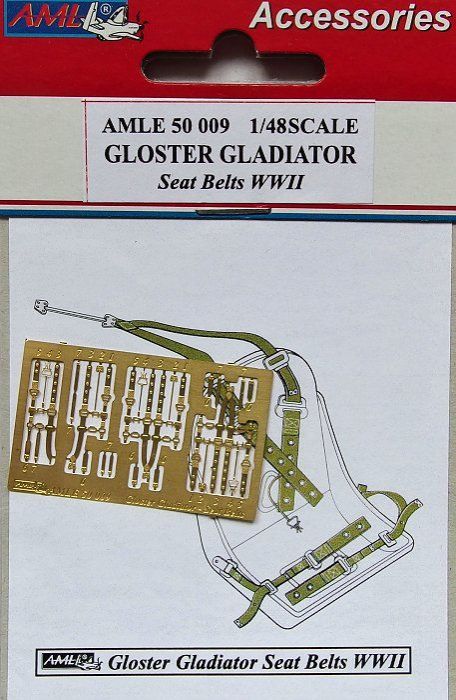 1:48 Seatbelts WWII Gloster Gladiator