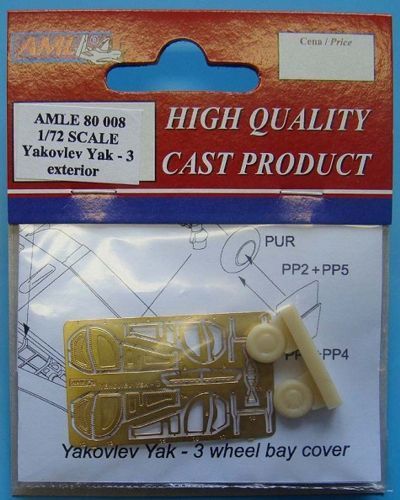 1:72 Yak-3, wheel bay cover