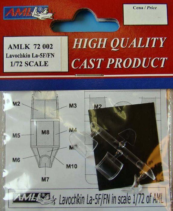 1:72 Canopy & Mask for Lavochkin La-5 F/FN (AML)
