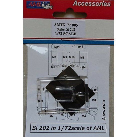 1:72 Canopy & Mask for Si 202 (AML)