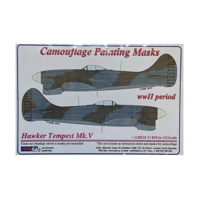 1:32 Tempest Mk.V (WWII) camouflage mask