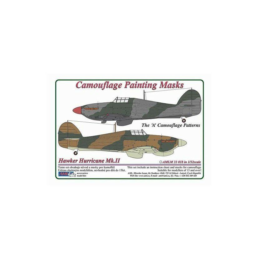 1:32 Hawker Hurricane Mk.II - Camouflage Painting masks /FLY