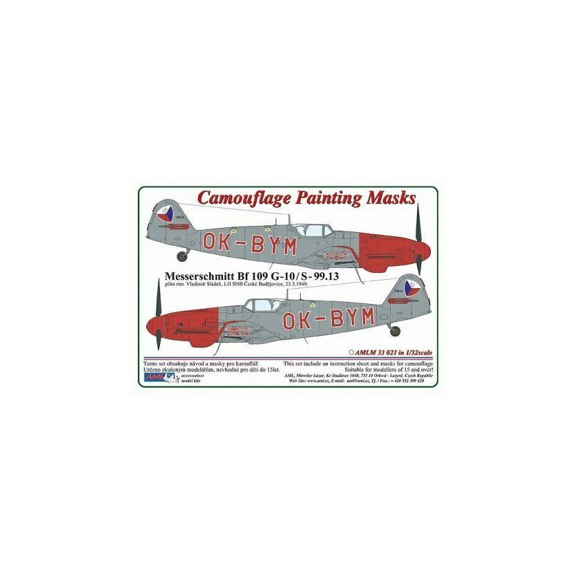 1:32 Messerschmitt Bf 109G-10/S.99 OK-BYM – Czech Police version