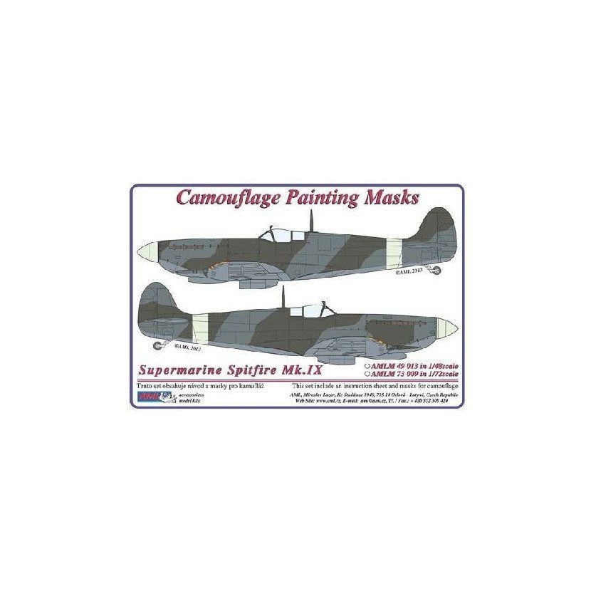 1:48 Supermarine Spitfire Mk.IX camouflage mask