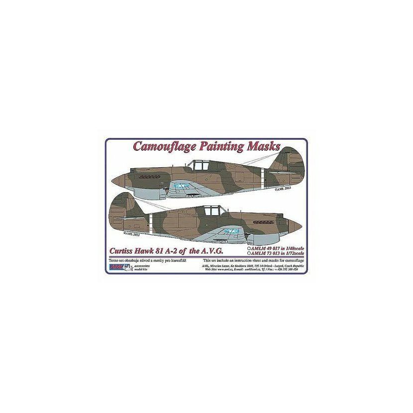 1:48 Curtiss Hawk 81 A-2 (A.V.G.) camouflage mask