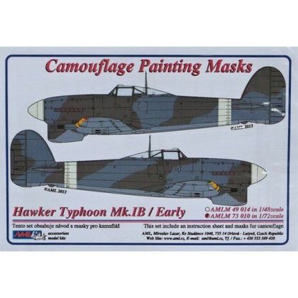 1:72 Hawker Typhoon Mk.IB Early camouflage mask