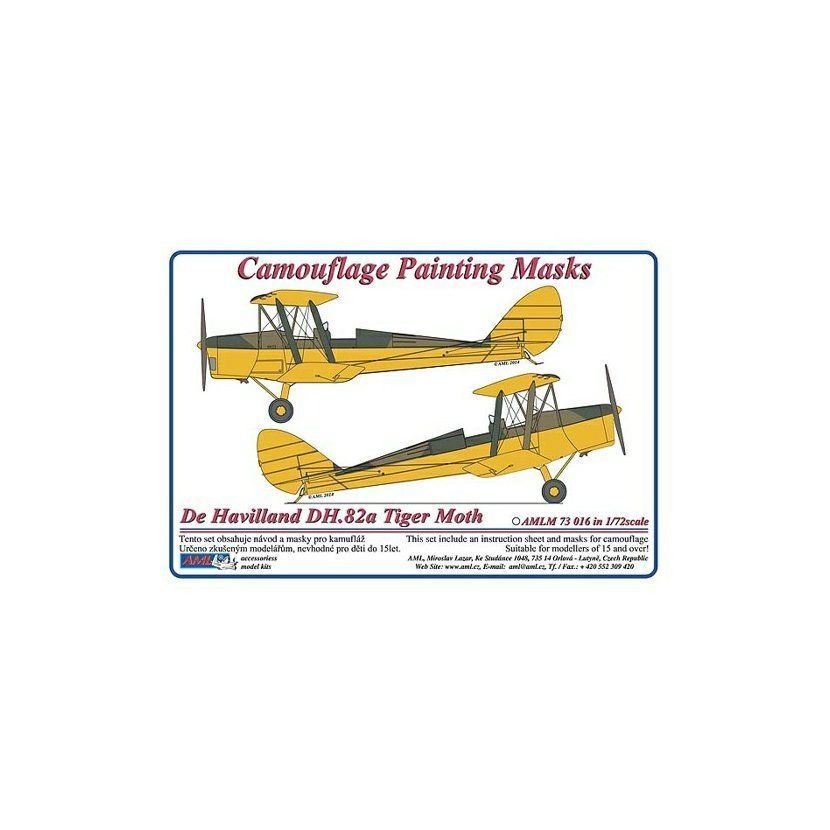 1:72 De Havilland DH.82a Tiger Moth camouflage mask