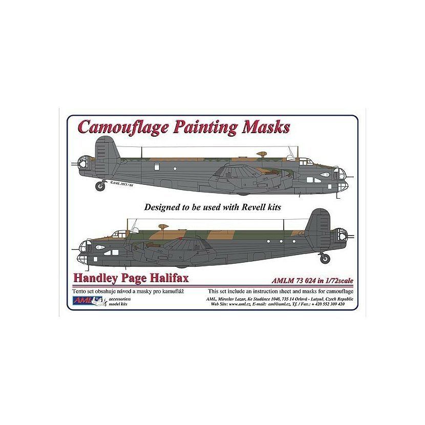 1:72 HP Halifax Mk.II / Early – 2 Versions Camouflage Patterns