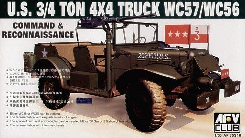 1:35 U.S. 3/4 TON 4x4 Truck