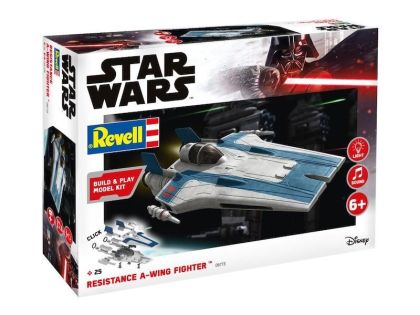 1:44 Resistance A-Wing Fighter (Blue)