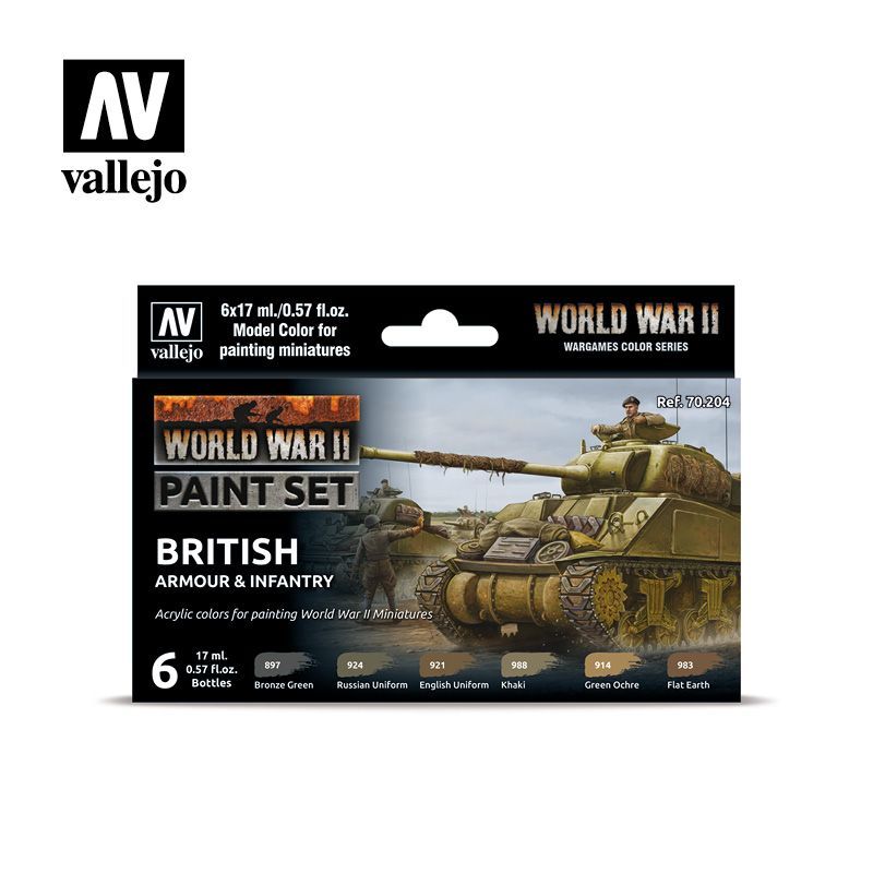 WWII British Armour & Infantry Set