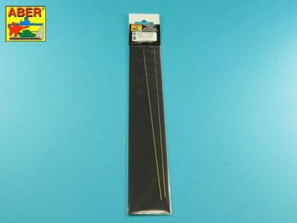 Brass hexagonal rods 1,0mm length 245mm x2 pcs.