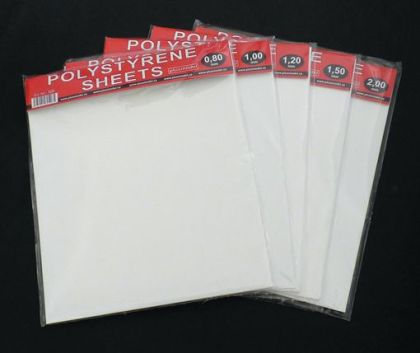 Polystyrene sheets big 1,5 mm