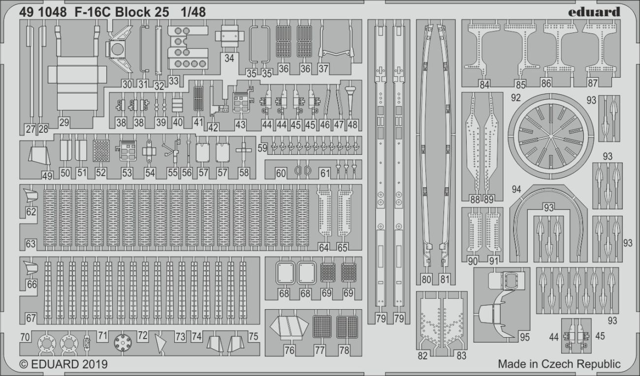 1:48 Lockheed-Martin F-16C Block 25