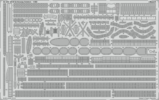1:350 DKM Schleswig-Holstein Battleship 1935