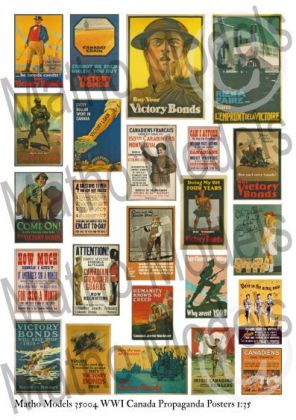 1:35 WWI Canada Propaganda Posters