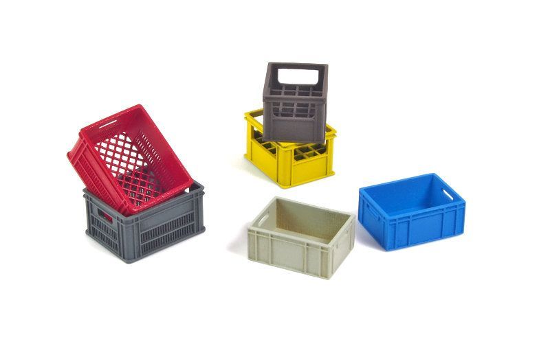 1:35 Plastic Crates Set