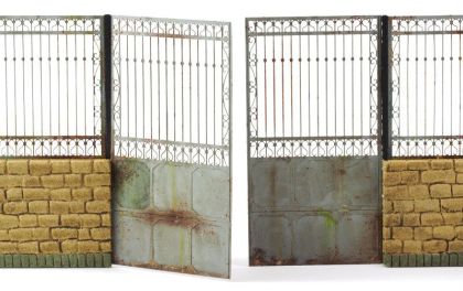 1:35 Metal Fence Set B - Gate