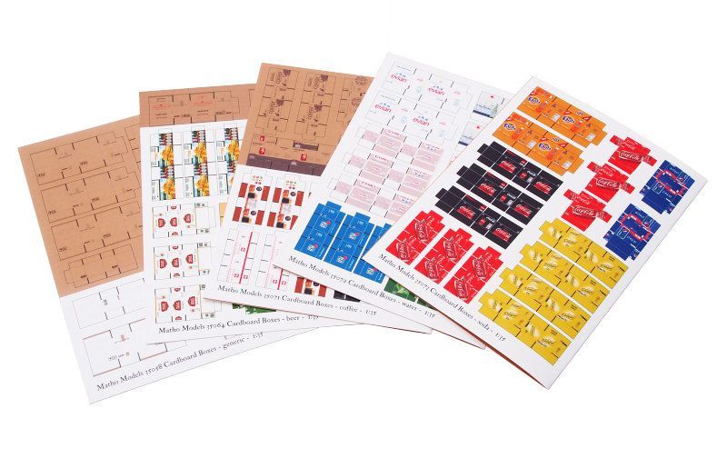 1:35 Cardboard Boxes - BIG SET 1