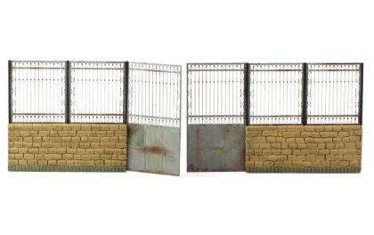 1:35 Metal Fence B - big set with gate