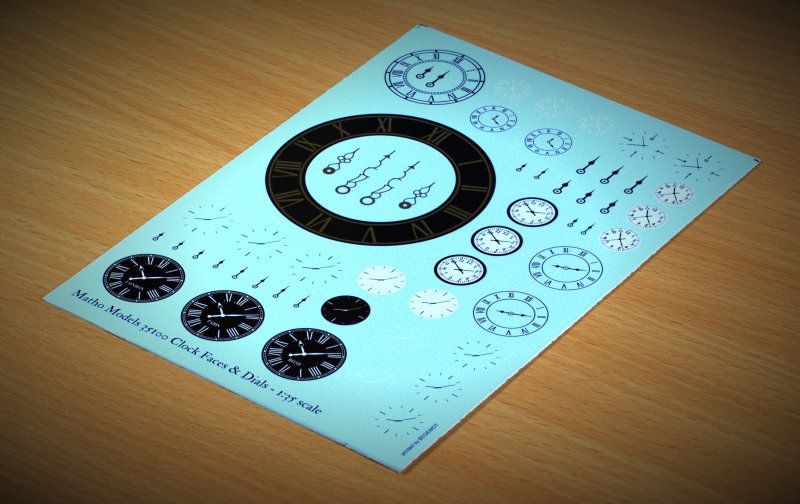 1:35 Clock Faces & Dials