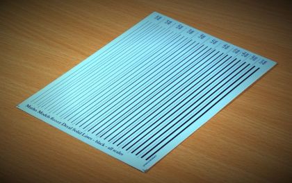 Decal Solid Lines - black