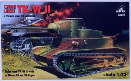 1:72 TK-W II Light Tank w/ 20mm FK wz.38 A gun