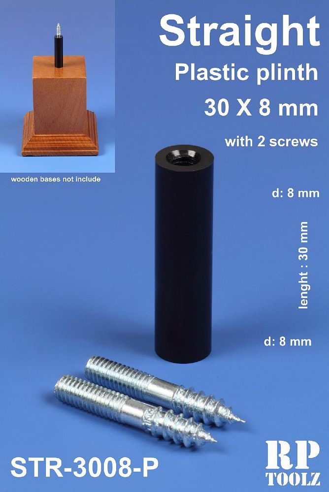 Straight Plastic plinth 30x8 mm