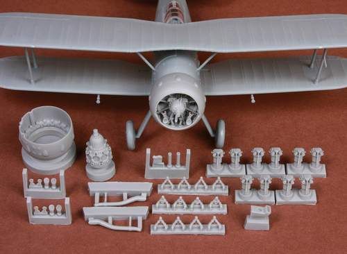 1:48 Gloster Gladiator Mk.I/Mk.II engine & cowling set