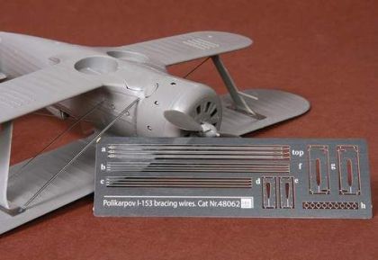 1:48 Polikarpov I-153 Chaika rigging wire set