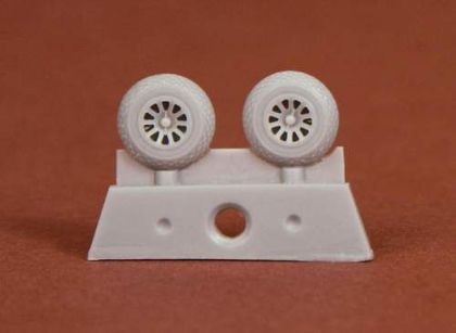 1:72 North-American P-51D Mustang wheel set (diamond tread)