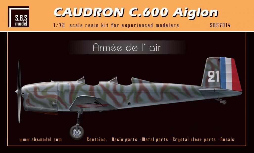 1:72 Caudron C.600 Aiglon 'Armée de l'Air' full kit