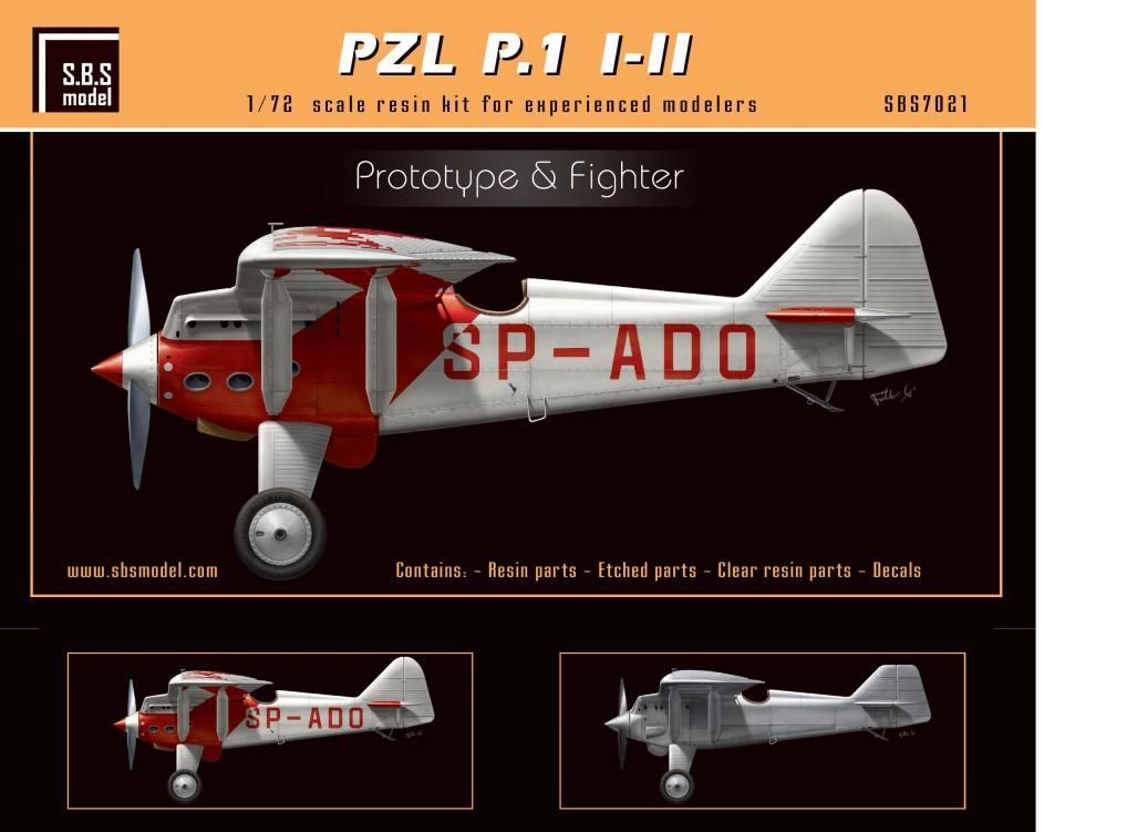 1:72 PZL P.1 I/II Prototype & Fighter