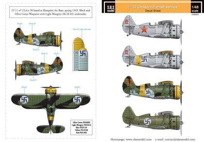 1:48 Polikarpov I-153 Chaika Finnish Air Force WWII Vol.I.