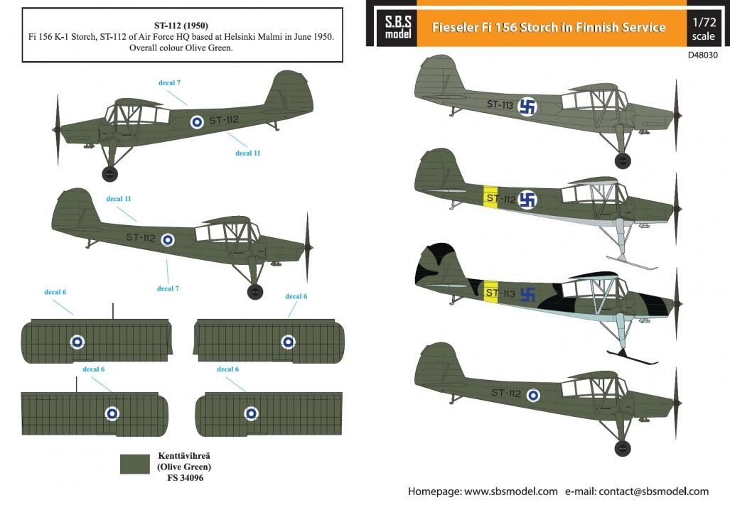 1:48 Fieseler Fi-156 Storch in Finnish Service