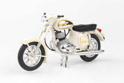 1:18 Jawa 350 Kývačka Automatic (1966) - Bílá