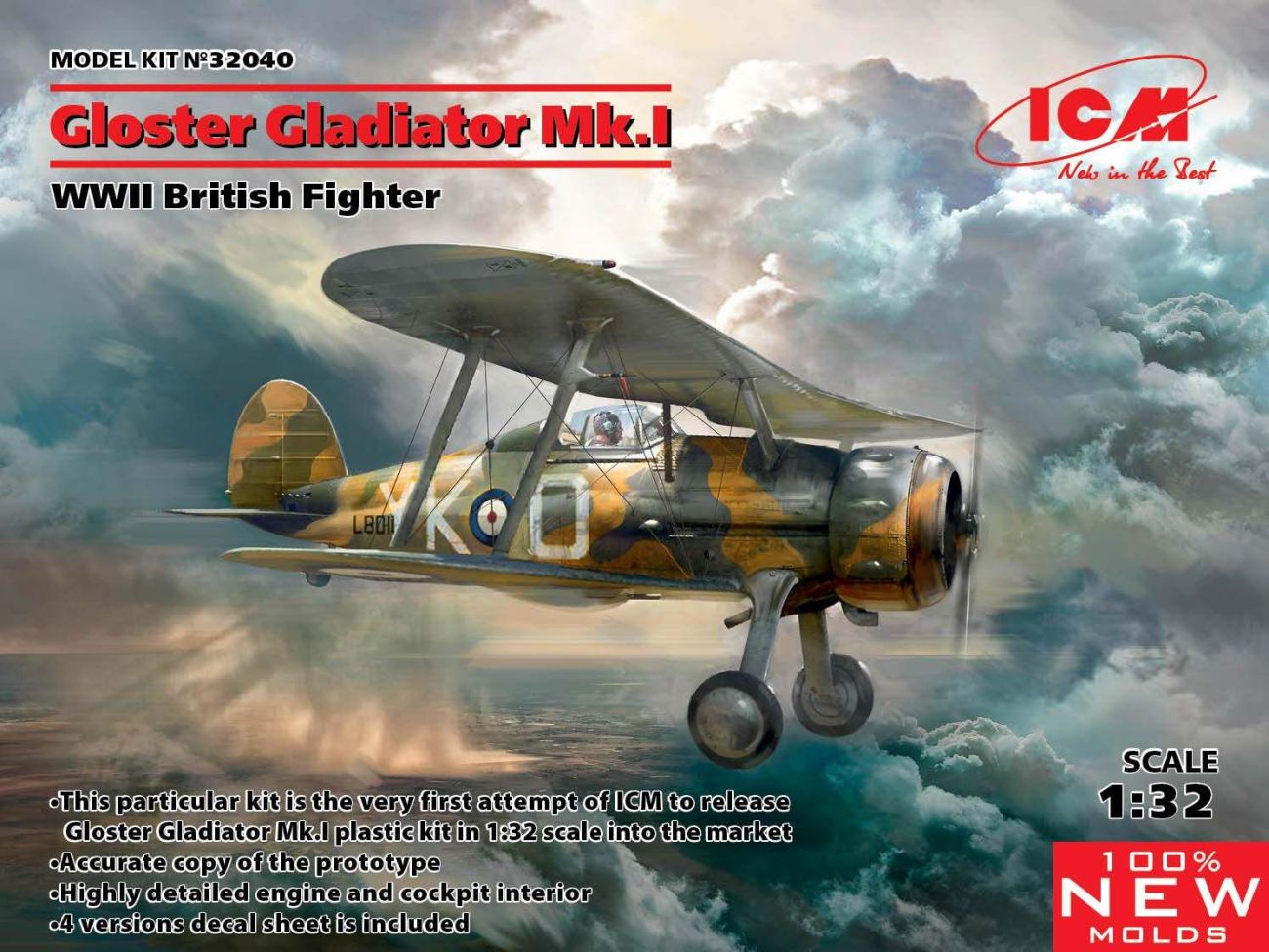 1:32 Gloster Gladiator Mk.I