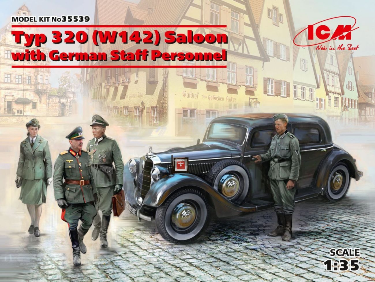1:35 Typ 320 (W142) Saloon with German Staff Personnel