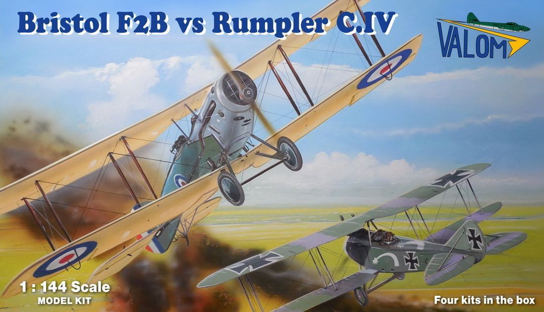 1:144 Bristol F2B vs Rumpler C.IV (Duels on the sky)