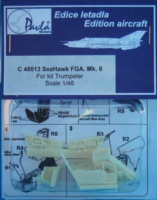 1:48 Sea Hawk FGA. Mk.6 Cockpitset for Trumpeter
