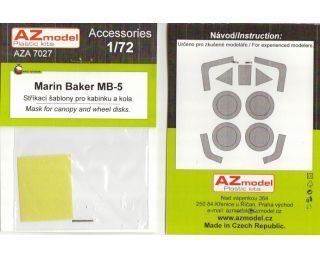 1:72 MB-5 canopy mask