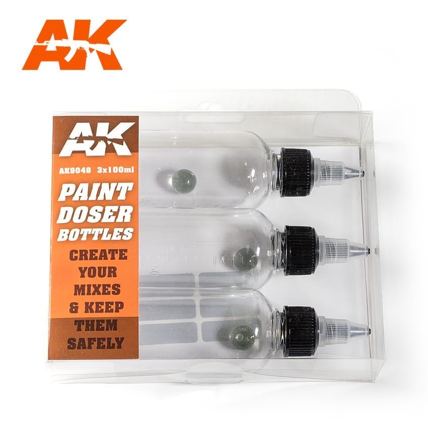 PAINT DOSER BOTTLES 100ML.