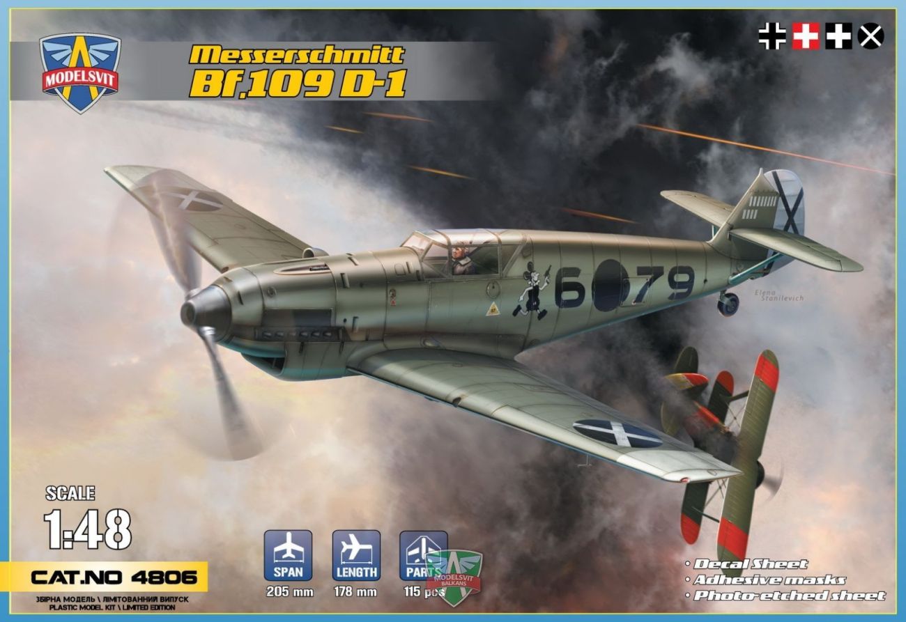 1:48 Messerschmitt Bf.109 D-1