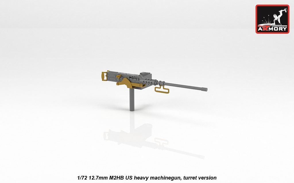 1:72 12.7mm M2HB US heavy machinegun, turret version