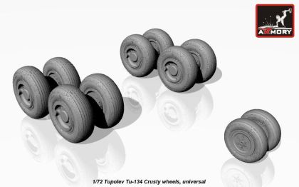 1:72 Tupolev Tu-134 wheels