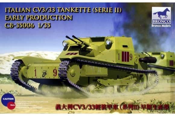 1:35 Italian CV/33 Tankette Early Production