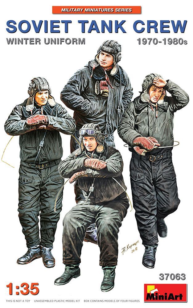 1:35 SOVIET TANK CREW 1970-1980s. WINTER UNIFORM