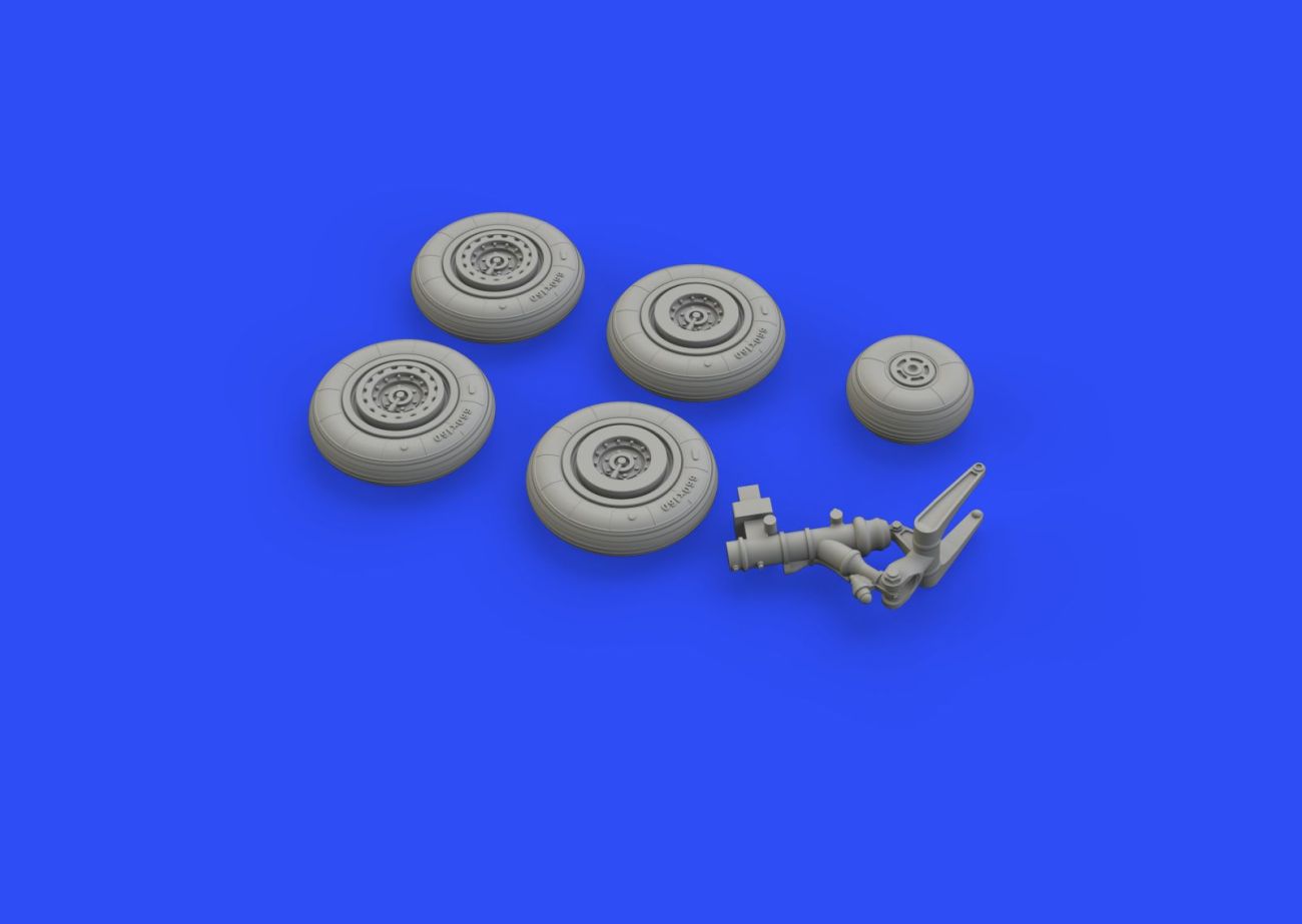 1:72 MiG-17 wheels